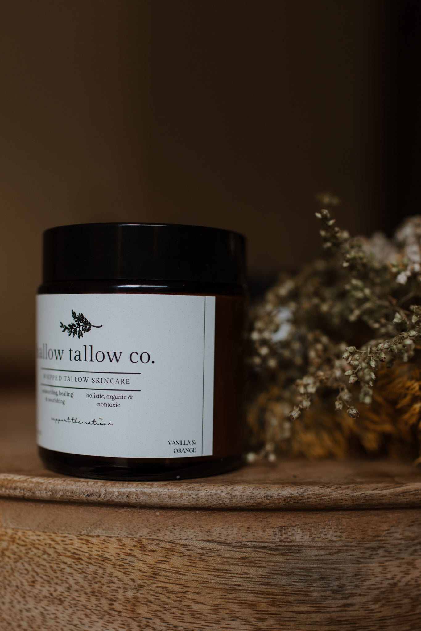 vanilla & orange whipped tallow